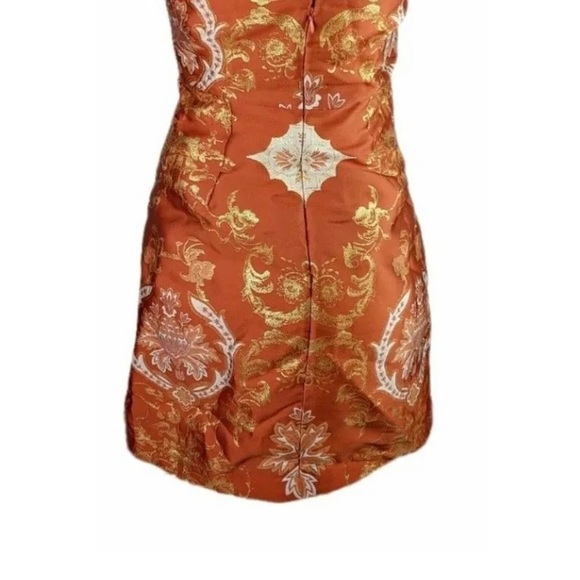 FREEPEOPLE COPPER COMBO STRAPLESS DRESS NEW W TAGS SIZE 12 - Picture 2 of 7